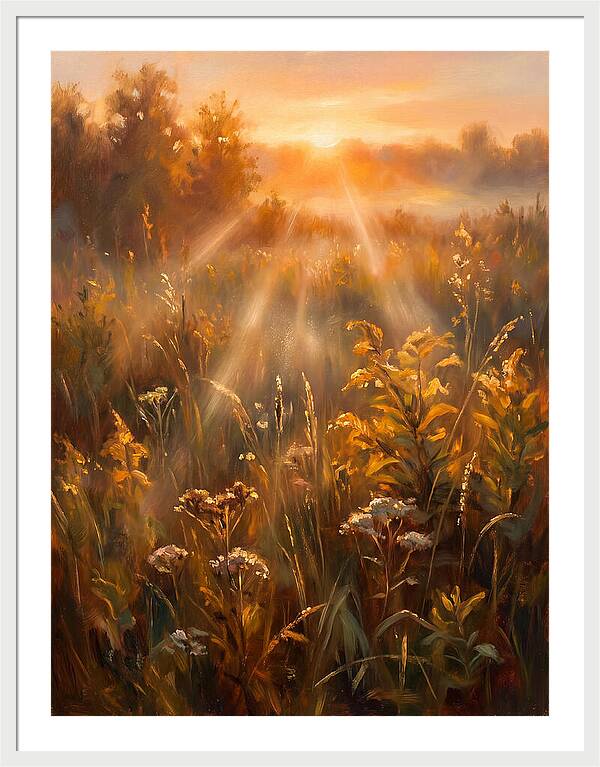 Summer Field At Dawn