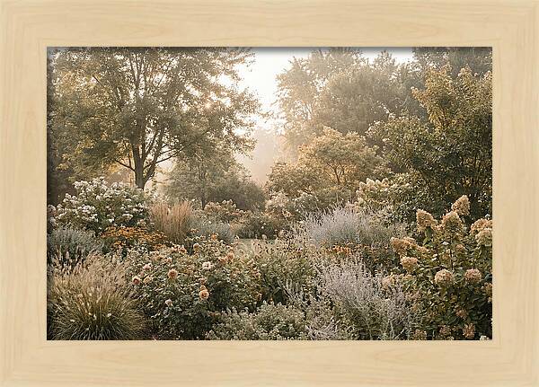 Summer Garden In Full Color