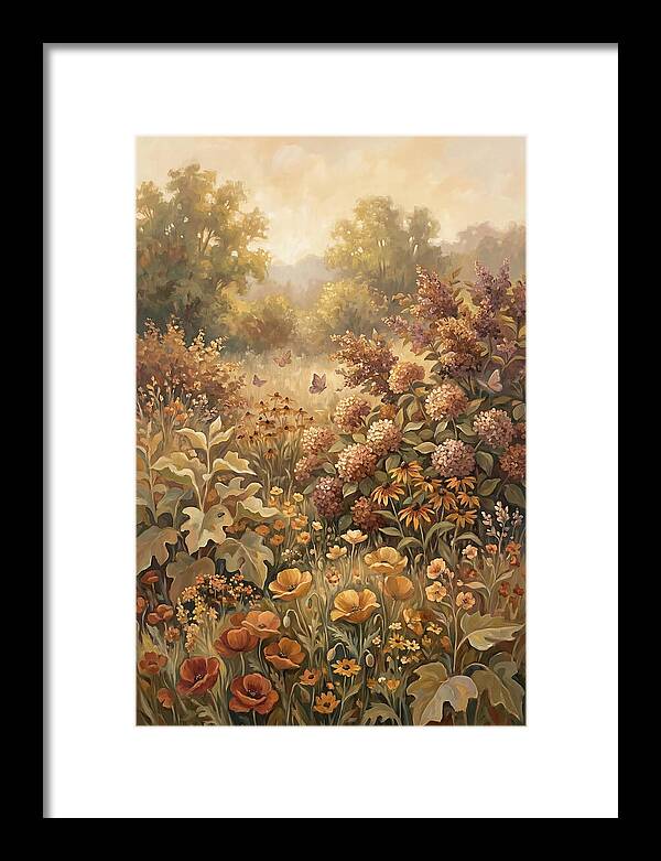 Summer Garden In Peak Bloom