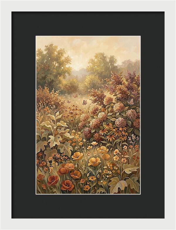 Summer Garden In Peak Bloom