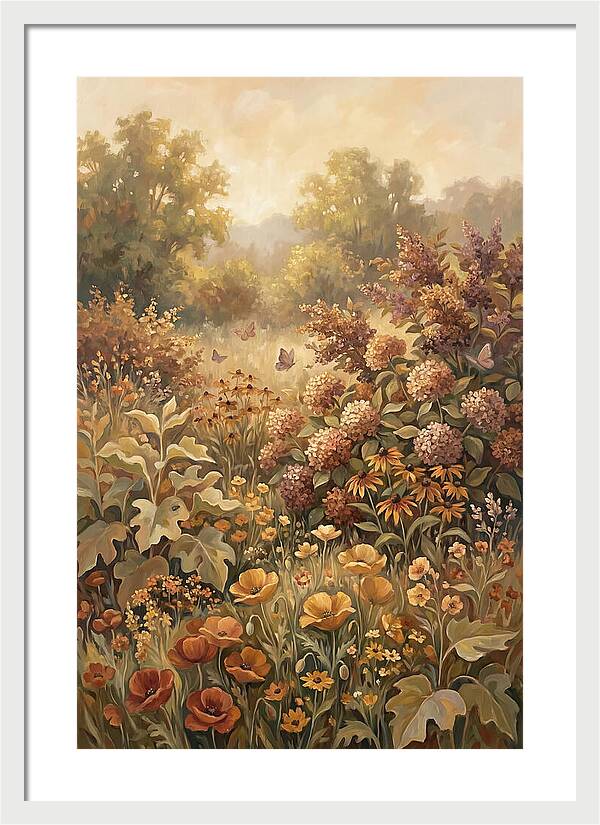 Summer Garden In Peak Bloom