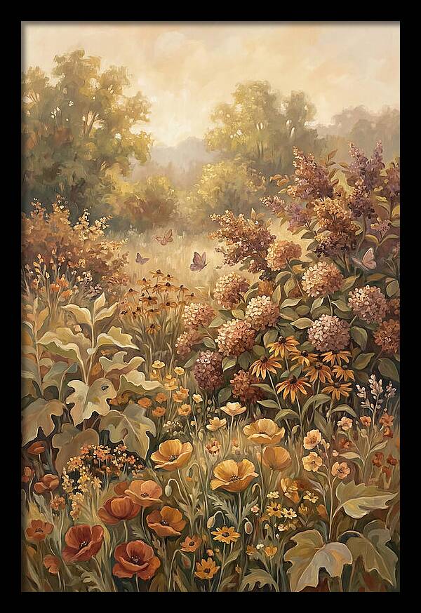 Summer Garden In Peak Bloom
