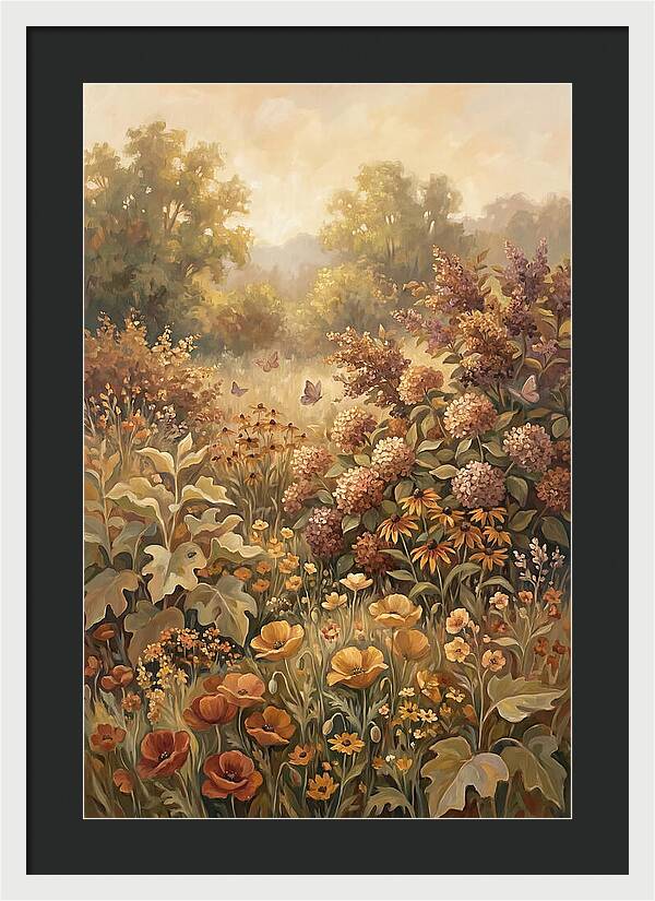 Summer Garden In Peak Bloom