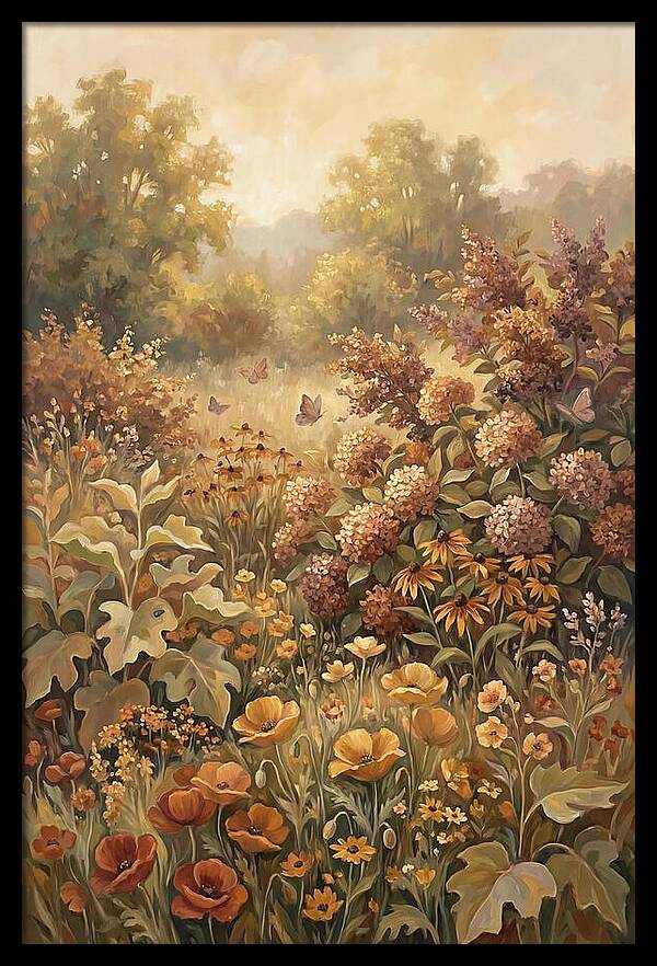 Summer Garden In Peak Bloom