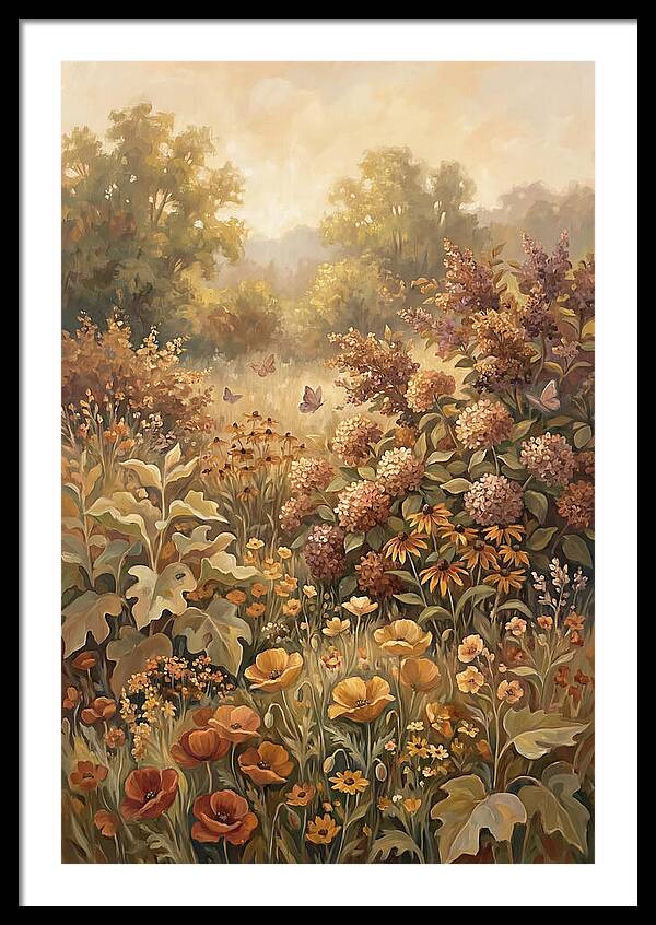 Summer Garden In Peak Bloom