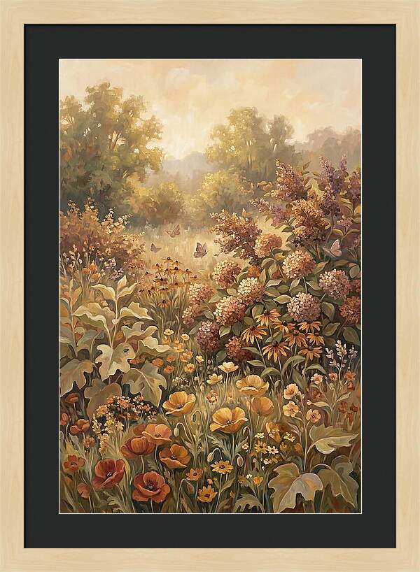 Summer Garden In Peak Bloom