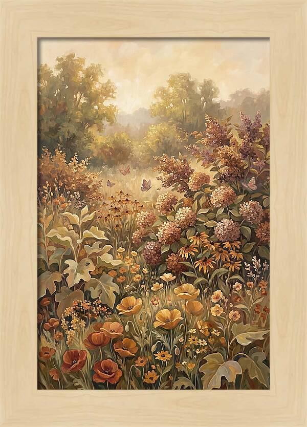 Summer Garden In Peak Bloom