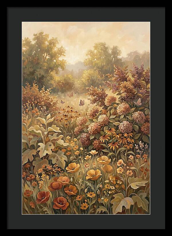 Summer Garden In Peak Bloom