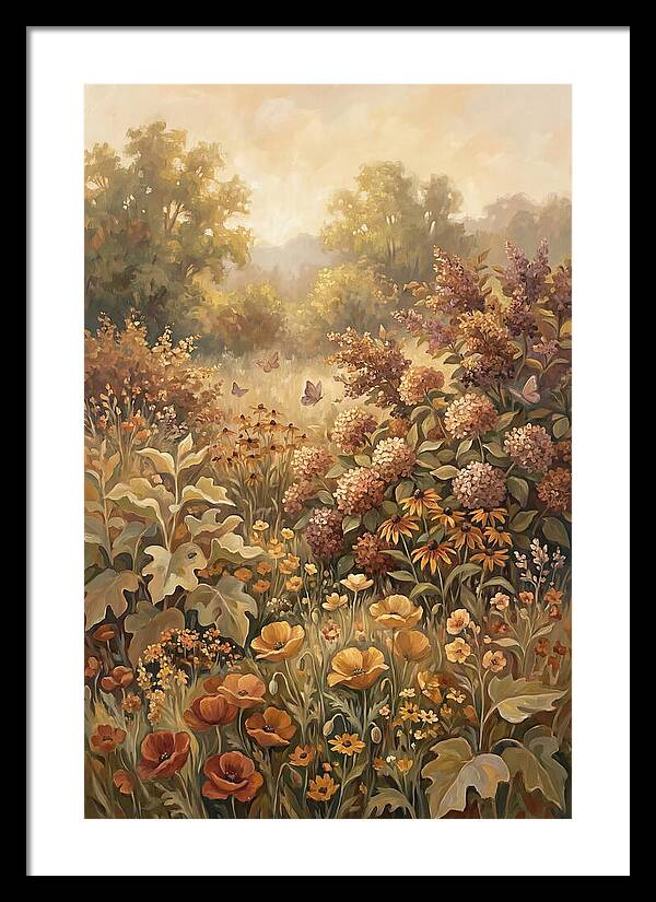 Summer Garden In Peak Bloom