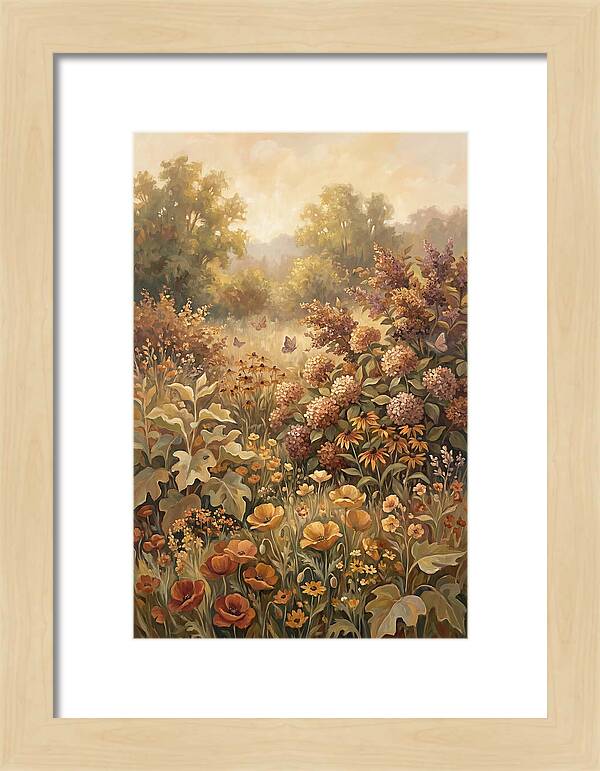 Summer Garden In Peak Bloom