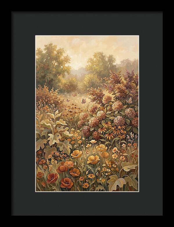 Summer Garden In Peak Bloom