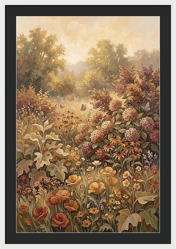 Summer Garden In Peak Bloom