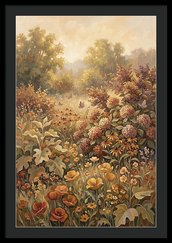 Summer Garden In Peak Bloom