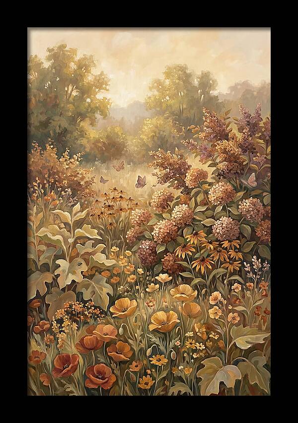 Summer Garden In Peak Bloom