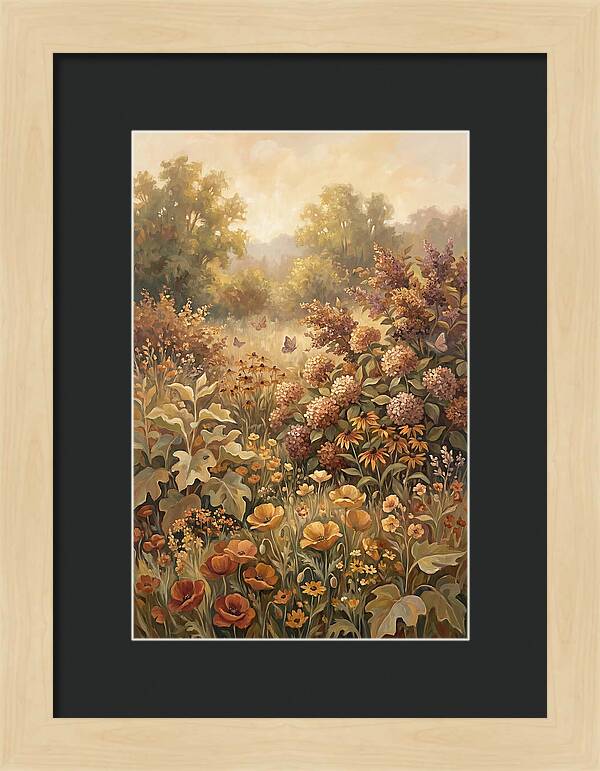 Summer Garden In Peak Bloom