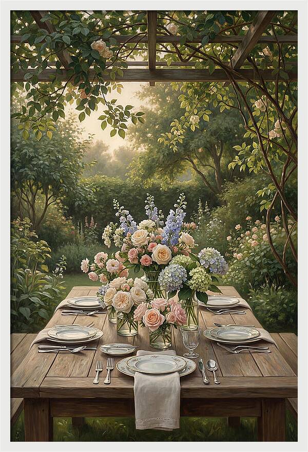 Summer Garden Party Table