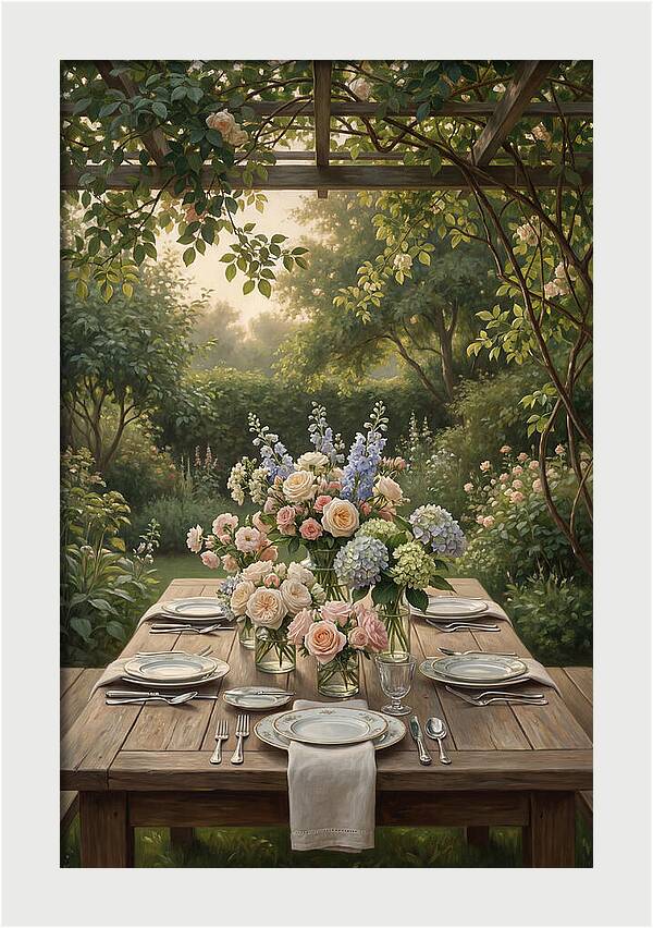 Summer Garden Party Table