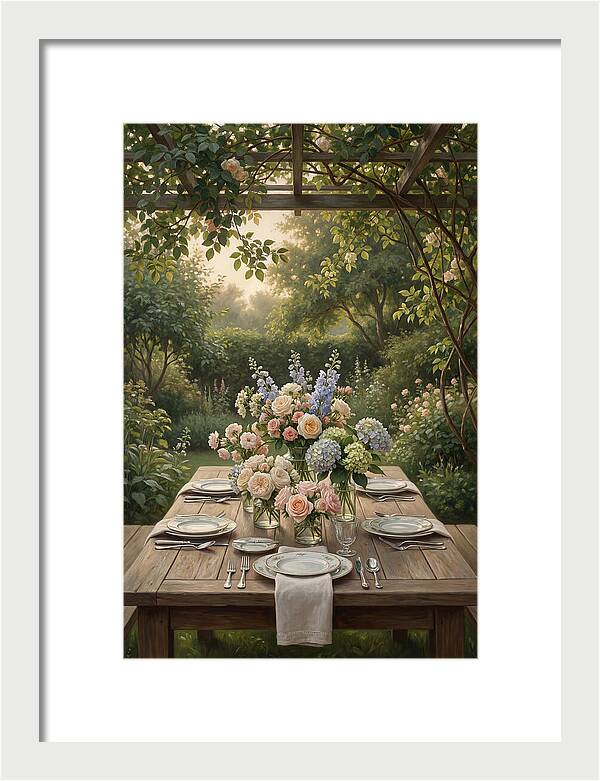 Summer Garden Party Table