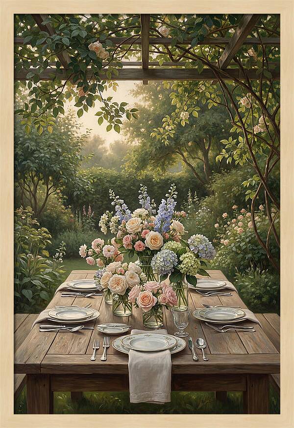 Summer Garden Party Table