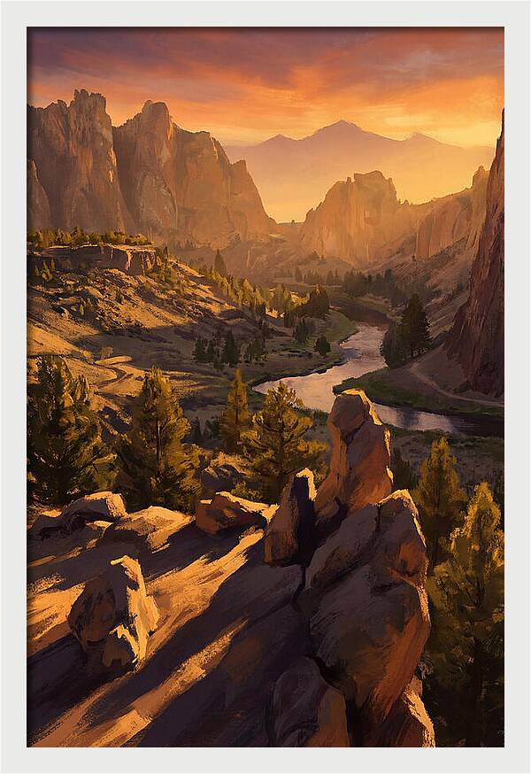Summer Golden Hour Serenity