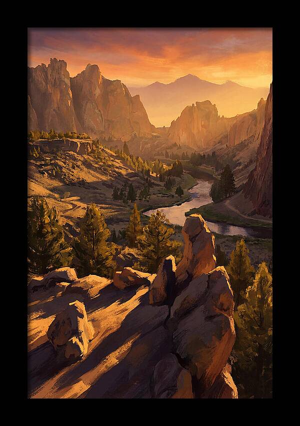 Summer Golden Hour Serenity