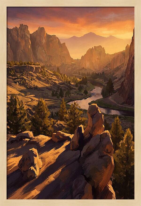 Summer Golden Hour Serenity