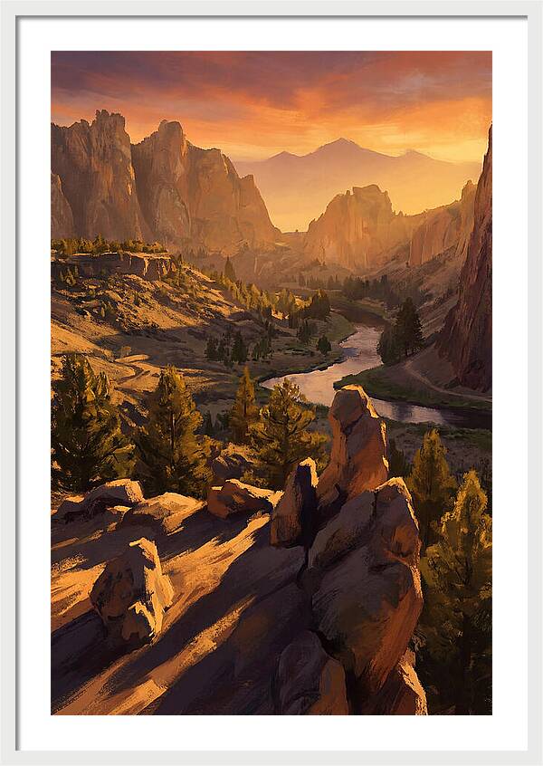 Summer Golden Hour Serenity