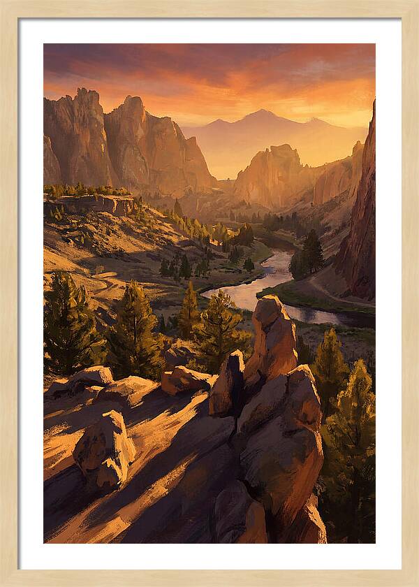 Summer Golden Hour Serenity