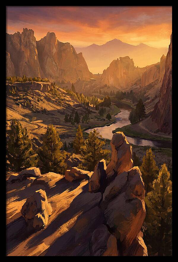 Summer Golden Hour Serenity