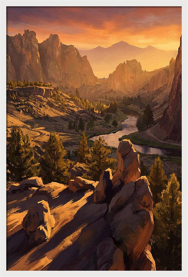 Summer Golden Hour Serenity