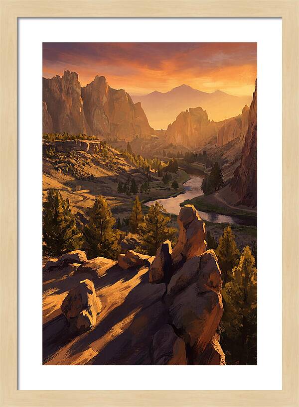 Summer Golden Hour Serenity