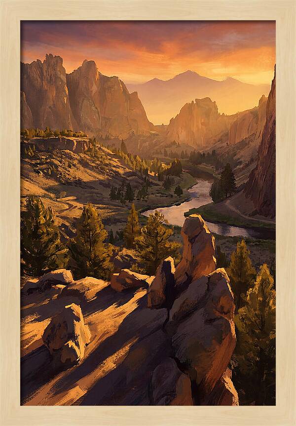 Summer Golden Hour Serenity