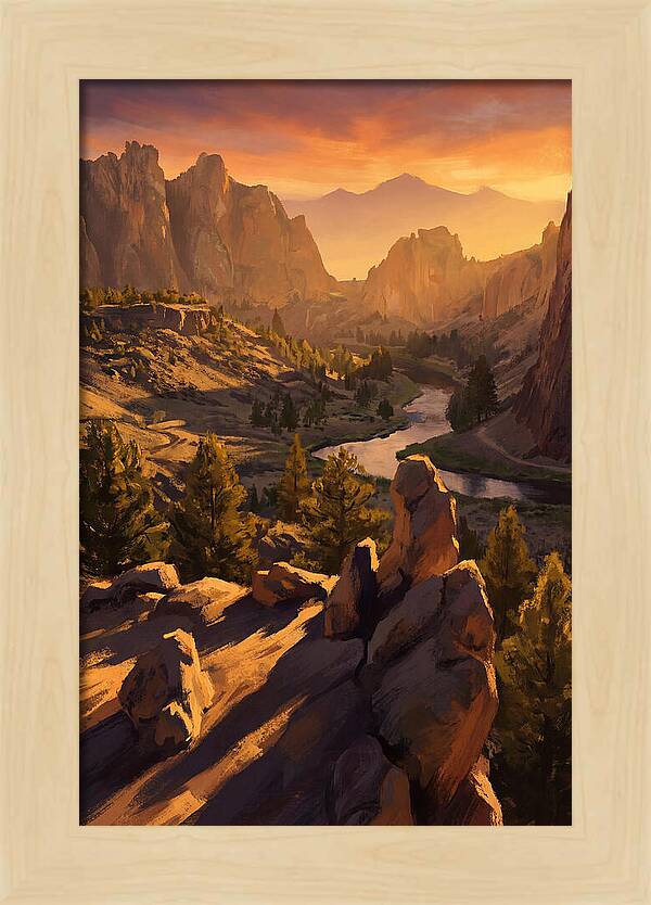 Summer Golden Hour Serenity