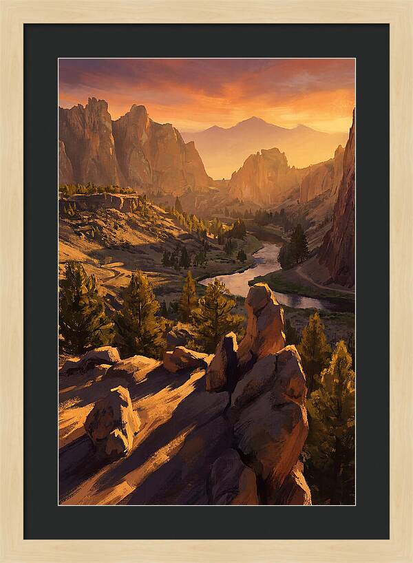 Summer Golden Hour Serenity