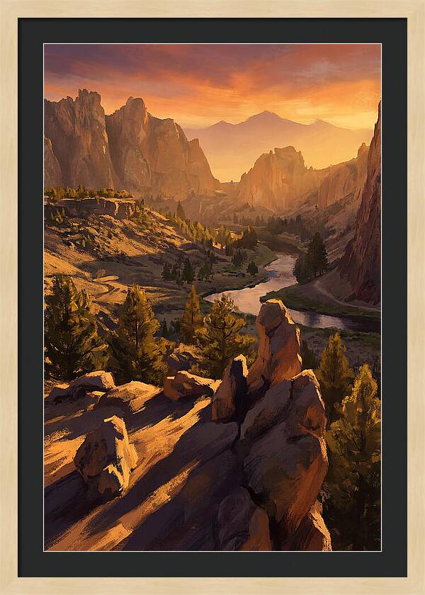 Summer Golden Hour Serenity