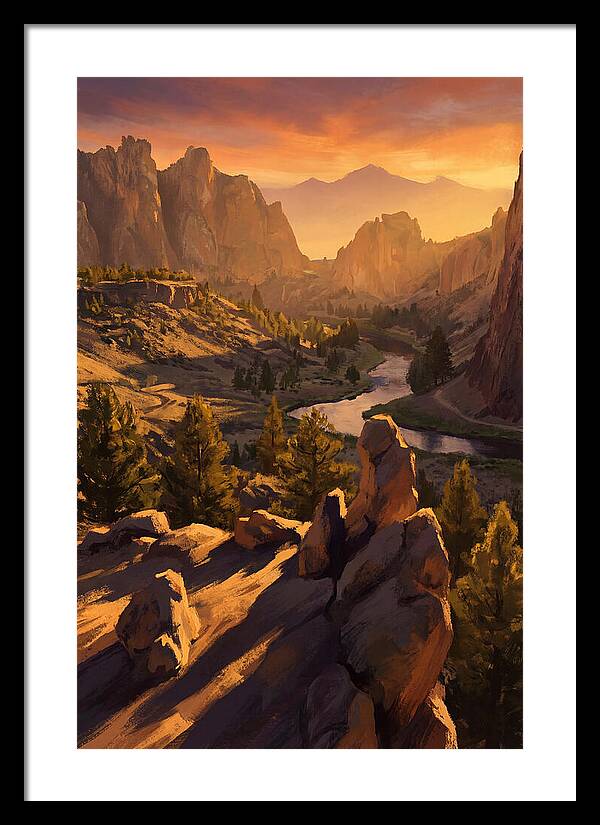 Summer Golden Hour Serenity