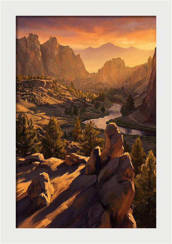 Summer Golden Hour Serenity