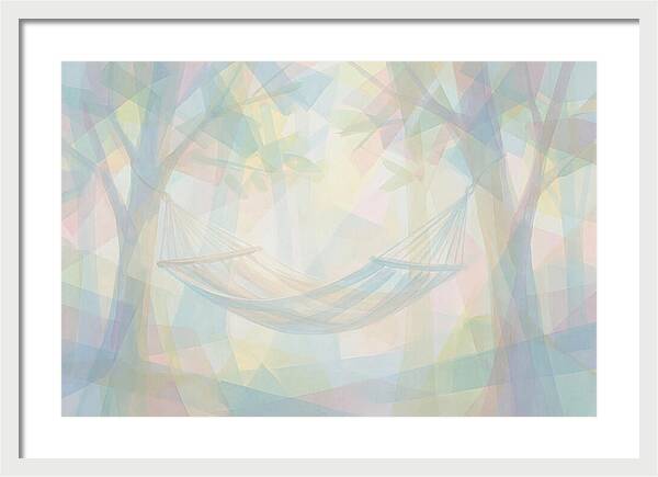 Summer Hammock In Garden