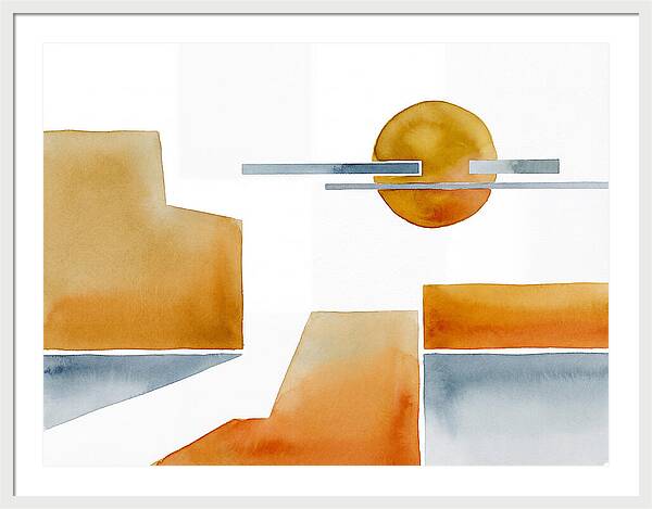 Summer Heat Abstract Landscape