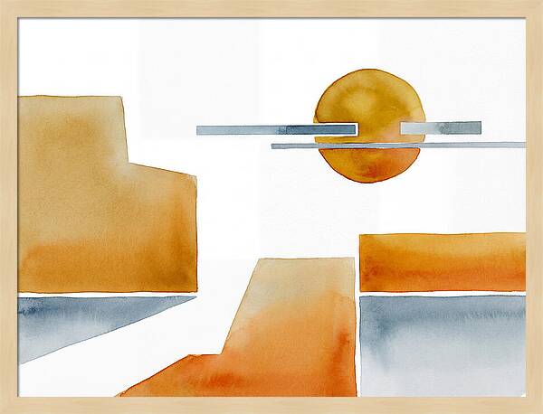 Summer Heat Abstract Landscape
