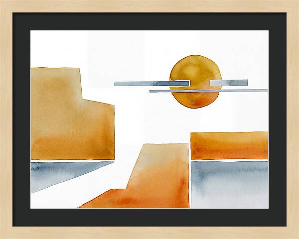 Summer Heat Abstract Landscape