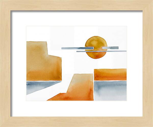 Summer Heat Abstract Landscape
