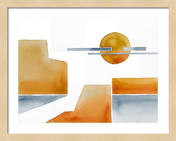 Summer Heat Abstract Landscape