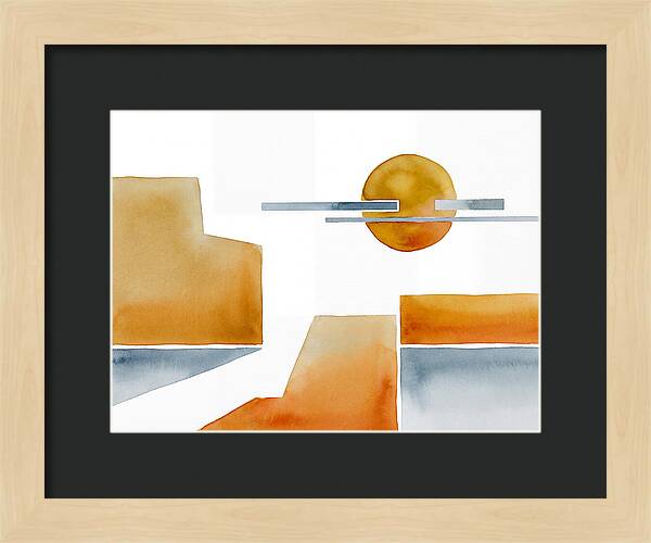 Summer Heat Abstract Landscape