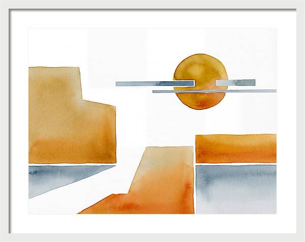 Summer Heat Abstract Landscape