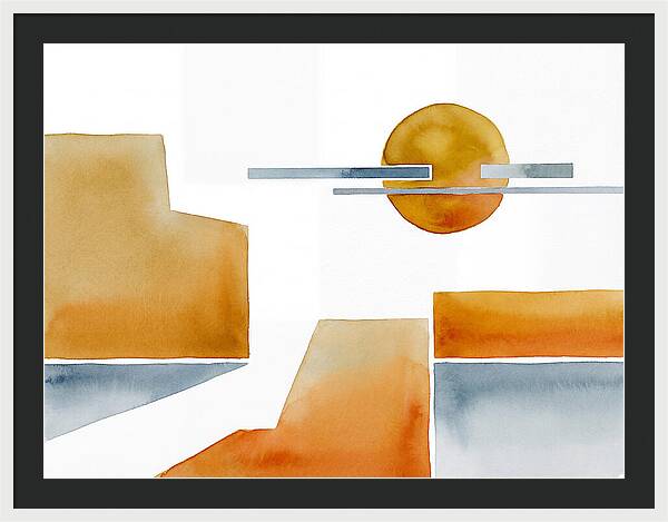 Summer Heat Abstract Landscape