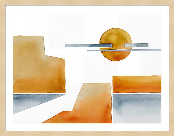 Summer Heat Abstract Landscape