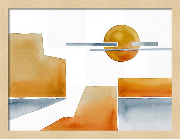 Summer Heat Abstract Landscape