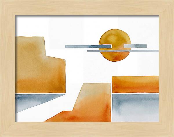 Summer Heat Abstract Landscape