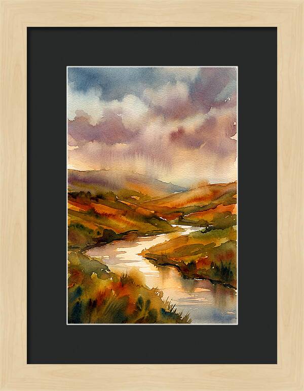 Summer Heat Over Rolling Hills